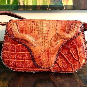 ALLIGATOR HANDBAG, Vintage